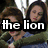 A four- of pixelated images showing two people embracing, a lamb, and text overlays with phrases like "the lion in love" and "What a smasochist."