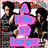 A group of people in dark clothing with one person in a white tank top, featuring pink and blue text reading "A Little Bit Longer" over the image.