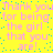 Yellow background with blue dots and repeated pink text reading "Thank you for being the girl that you are!" in a pixelated style.