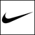 Two side-by-side frames of a pixelated animated icon showing the Nike swoosh logo and a white soccer cleat with black accents.