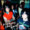 A static image shows a group of people with dark hair and bangs, some wearing red and blue clothing, with stylized text at the bottom.