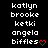 Pixelated text list of names with a red heart symbol on black background, showing animation change in the heart's outline.