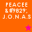Four pixelated display identical text with a star symbol changing color between