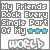 Animated contact sheet of a pixel art buddy icon showing text and