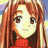 A pixelated anime-style character with long brown hair and a red top on the left, next to black background text reading "Anime IM" and "COM" in white pixelated font on the right.