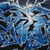 Blue and white abstract wave pattern with text overlays reading 'kayla juarez' in upper right and 'kayla' lower right.