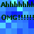 Blue pixelated background with repeating dark green text 'Ahhhhhh' and 'OMG!!!!!' in alternating