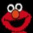 Animated contact sheet of Elmo's face showing eye and mouth expression changes across seven frames on a black background with one gray transparency placeholder.