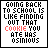 nine pixelated displays sequential text changes about a cookie's osmosis, with red highlighting shifting across letters