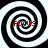 Four identical black-and-white spiral patterns arranged in a , each containing red text reading "FOCUS" at the center