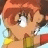 A pixelated anime-style character with orange hair and a yellow top appears on the left side of a contact sheet, while the right side displays text "Anime IM" and "com" in white pixelated font against black background.
