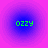 Four identical circular icons with blue gradient backgrounds and green text 'ozzy' on a pink backdrop.