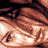 A 4-frame contact sheet of a pixelated animated icon featuring a woman's face in various poses and color treatments, with "Coolbuddy.com" text on the bottom-right frame.