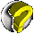 Animated contact sheet of 20 frames showing a yellow question mark rotating within silver headphones against gray background.