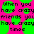 Pixelated text on a bright pink background with green circular shapes, displaying repeated phrases in black block letters.