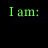 Pixelated text elements in green, purple, cyan, orange, and pink on a black background with repeated phrases.