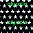 Green text 'alyazia' repeated over a black background with white star patterns, displayed in a
