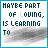 Animated contact sheet of a 48x48 pixel buddy icon showing text animation with