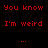 Red pixelated text on black background arranged in three with repeated phrases and ellipses