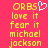 Pixelated yellow text on bright pink background with white heart symbol above 'ORBS' in top-left corner.