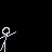 Pixel art animation of stick figures performing with text overlays, featuring pink guitars and brown hair effects on a black background.