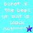 Pixelated text and star symbols on blue backgrounds with varying brightness levels.