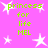 A static image with a bright pink background featuring white star shapes and green text reading 'princess for life MEL' repeated four times in a pattern
