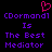 A static pixel art image with purple text and a pink heart symbol on black background.