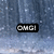Four text-based buddy icons arranged in a on a blue pixelated background, each with black rectangular text boxes containing white pixelated text