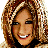 Animated contact sheet of three frames showing a woman with layered brown hair smiling in different poses and color treatments, displayed on a gray background.