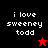 Four quadrants display text with star symbols; black and red backgrounds alternate with white text and star color changes.