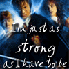 Four- of Harry Potter characters with handwritten text overlays, each showing distinct character expressions and backgrounds