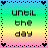 pixelated text with gradient backgrounds, showing variations of 'until the day I spill my heart for you' and partial word forms like 'yo', 'you', 'y'
