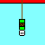 Pixelated green and brown icons hang from brown lines against a light blue background, with a white text box reading "Save The Frosh" on the right.