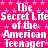 A static image with a bright pink background covered in small white stars, displaying repeated text in white pixelated font.
