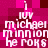 Pixelated text on a pink and dark red checkered background with repeated phrases.