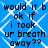Blue background with white diamond-shaped pattern and repeated black text reading "would it b ok if i took ur breath away??" in pixelated font