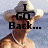 A pixelated image of a person wearing a cowboy hat and pearl necklace against a blurred background, with overlaid text changing from "I Go Back..." to "Anthem Forever".