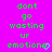A static image with bright green text on a solid magenta background, displaying the phrase 'dont go wasting ur emotions' in three vertical