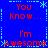 Blue background with red and cyan text reading 'You Know... I'm Awesome' in a pattern, surrounded by cyan star-like symbols