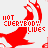 Red and white patterned icon with repeated text "NOT EVERYBODY LIVES" over a stylized bird shape, static image.