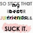 Pixelated text and color blocks form a collage with repeated phrases, pink translucent overlays, and partial words on white background.