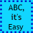 A 48x48 pixel animated contact sheet showing seven frames of a blue-themed text-based buddy icon with purple and dark blue border elements, displaying lyrics from the song "My Immortal" by Evanescence.