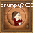 Pixelated icon shows a character with brown hair and red clothing holding a white object, set against a circular brown background with text above.