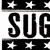 Black and white pixelated text logo with stars on a gray background, part of an animated contact sheet showing sequential frames.