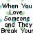 Pixelated text on a white background with green and blue heart-shaped overlays, partially obscured by a gray rectangle.