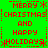 Green background with red pixelated text repeating 'MERRY CHRISTMAS AND HAPPY HOLIDAYS' in a pattern, surrounded by asterisks and dotted lines