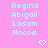 Pixelated text list on pink background with two heart icons, each showing a white outline and filled center.