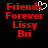 Red pixelated text on black background with a white heart cursor icon replacing the 's' in 'Friends' on the left side of the image.