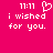 Pixelated text on bright pink background with time display and heart symbol, showing '11:11 i wished for you.' in white block letters.